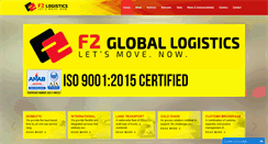 Desktop Screenshot of f2logistics.com